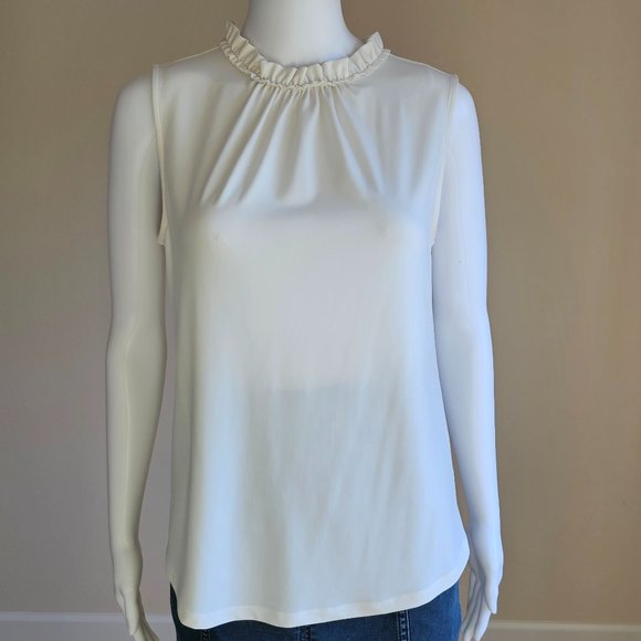 Ann Taylor Factory Mock Neck Sleeveless - Picture 1 of 5